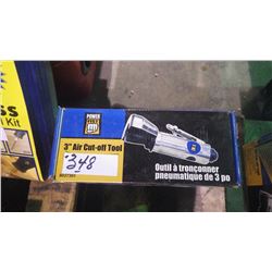 Two new unused pneumatic 3" Air cut off tools