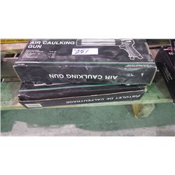 Two new unused air caulking guns
