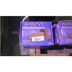 Two new unused Airco pneumatic 5" High speed sanders