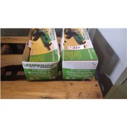 Two new unused Superior power tools 4 1/2" angle grinders.