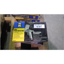Two new unused mini paint spray guns