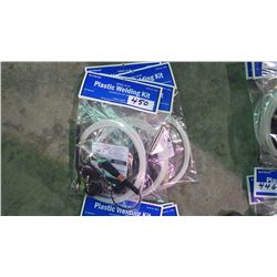Four new unused plastic welding kits