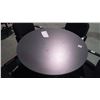 Image 1 : Round grey melamine table