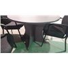 Image 2 : Round grey melamine table