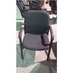 Four cloth arm chairs