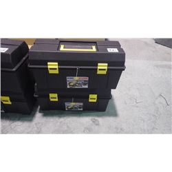Two new unused 22" toolboxes with lift out tray