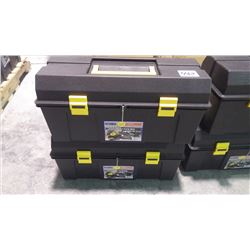 Two new unused 22" toolboxes with lift out tray