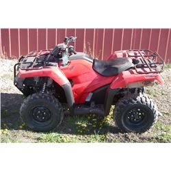 2015 Honda Rancher 420ES, 4x4, elec. shift, independent rear suspension, pwr. steering., 7250 mi., n