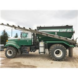 1999 Loral 3000 AirMax 5 spreader truck, IH DT466 eng., Allison auto transm., Dickey John controller