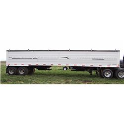 2009 Precision grain trailer, 40’, ag hoppers, remote openers, Shurlock roll tarp, new rubber in sum