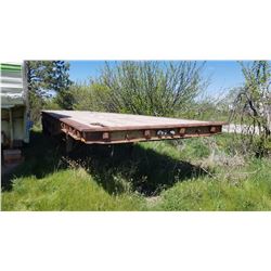 1971 Utility 40' flat deck trailer, air brakes, spring suspension
