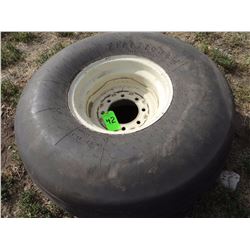 Firestone implement tire & rim, 16.5L-16.1