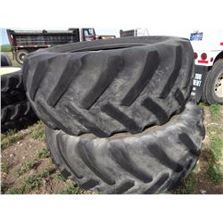 (2) 710 x 38 metric tractor tires