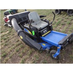 New Holland G4010 zero-turn mower, 38", Kohler 19hp eng., w/ bagger