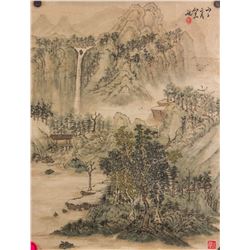 Chinese Watercolour on Paper Signed by Artist
