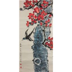 Li Shouzhen 1909-2003 Watercolour on Pape Roll