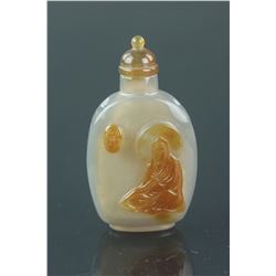 Chinese Agate Snuff Bottle