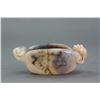 Image 1 : Chinese Fine Agate Carved Dragon Water Pot