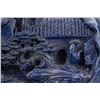 Image 3 : Lapis Lazuli Carved Boulder with Wood Stand
