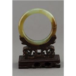 Chinese Russet Hetian Jade Bangle