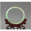 Image 3 : Burma Green Jadeite Carved Bangle