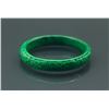 Image 4 : Burma Green Jadeite Carved Bangle