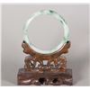 Image 2 : Burma Green and White Jadeite Bangle
