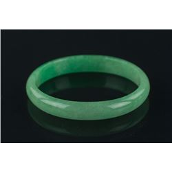 Burma Apple Green Jadeite Bangle