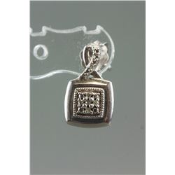 Sterling Silver Diamond Earrings CRV $499