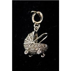 0.3ct Diamond Sterling Silver Pendant RV $375