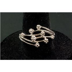 0.05ct Diamond White Gold Ring CRV$925