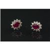 Image 8 : 4 PC Chinese Ruby Jewellery Set with Certficate