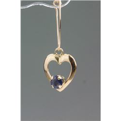 10kt Yellow Gold 0.50ct Sapphire Earrings RV$600