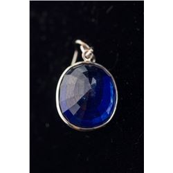 11.10ct Sapphire & Diamond Pendant CRV$1133