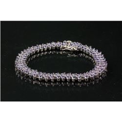 10.0ct Tanzanite Sterling Silver Bracelet CRV$1699