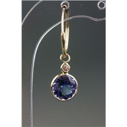 4.0ct Tanzanite & 0.11ct Diamond Earrings CRV$2700