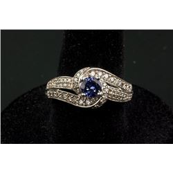 0.55ct Tanzanite &0.58ct Diamond Ring CRV$1690