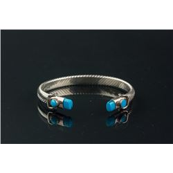 Mexican 925 Silver and Turquoise Bracelet