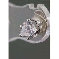 Cubic Zirconia Heart Shape Earrings RV$180