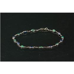 3.70ct Emerald and Sapphire Bracelet CRV$1550