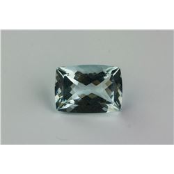 6.10ct Untreated Cushion Cut  Aquamarine Gemstone