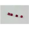 Image 2 : 3.85ct Genuine Princess Cut Ruby Gemstones RV $400