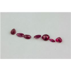 3.90ct Genuine Assorted Ruby Gemstones RV$ 400