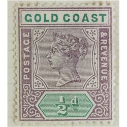 Australia Gold coast 1/2 D 1898-1902 Stamp