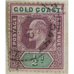 Australia Gold Coast 1/2 D 1902 Stamp