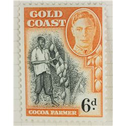 Australia Gold Coast 6 D 1948 Stamp