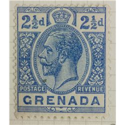 Grenada 2 and 1/2 D 1913 Stamp