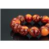 Image 2 : 2 PC Chinese Agate and Amber Bracelet