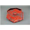 Image 2 : Chinese Red Lacquer Hexagon Box