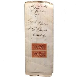 UNITED STATES 1865 FREED SLAVE ARMY DISCHARGE PAPERS